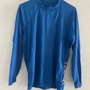 Xcel Ventx UV Protection UPF 30+ Long Sleeve Blue Active Shirt Hawaii Medium